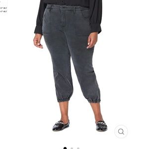 18W NYDJ PLUS VICTORIOUS JOGGER JEANS NWT GREY WASH